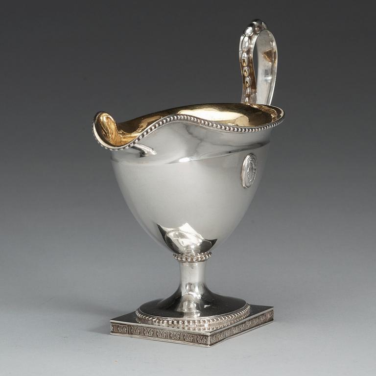 GRÄDDKANNA, av Daniel Elfboms änka, Gävle 1792. Gustaviansk.