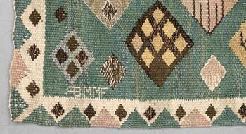 Märta Måås-Fjetterström, Vävnad, "Knoppen", gobelängteknik, ca 91,5 x 50 cm, signerad AB MMF.