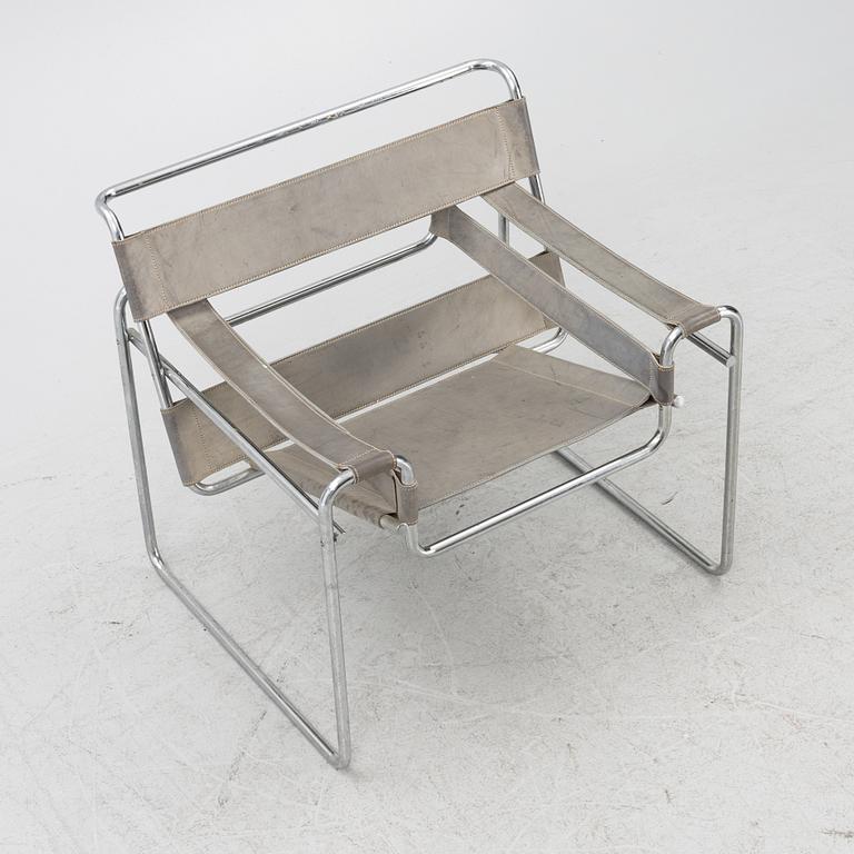 Marcel Breuer, armchair "Wassily (Model B3 chair)", second half of the 20th century.