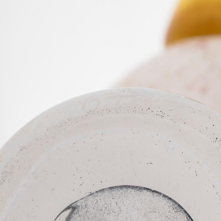 Oiva Toikka, A glass bird, ''Western march', signed O. Toikka Nuutajärvi.