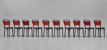 Jonas Bohlin, stolar, 10 stycken, "Vilda 3", Gemla, Diö, 2025.