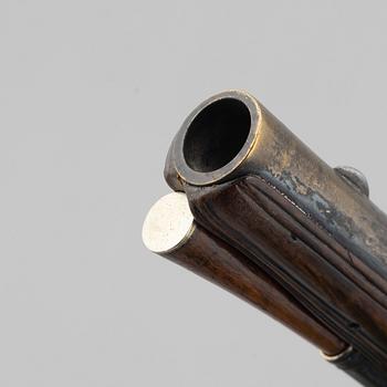 Flintlock pistols, a pair, signed Penterman, Utrecht, early 18th century.