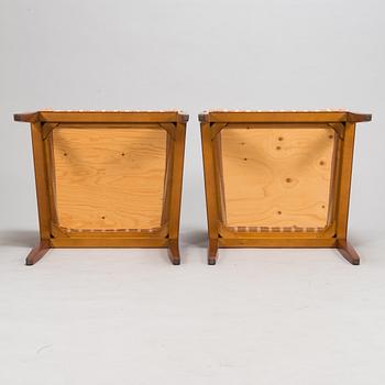 Eliel Saarinen, fåtöljer, ett par, "Saarinen house Armchair ", för Adelta 1900-talets slut.