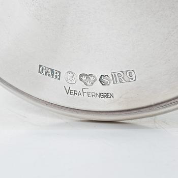 Vera Ferngren, A pair of silver candlesticks, company Guldsmedsaktiebolaget, Stockholm, Sweden 1967.