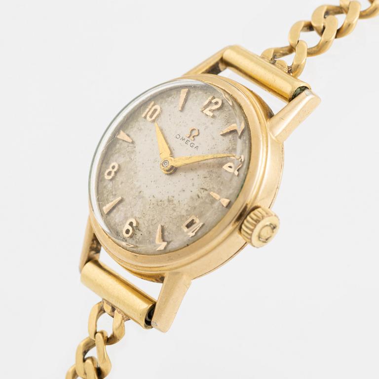 Omega, armbandsur, 21,5 mm.