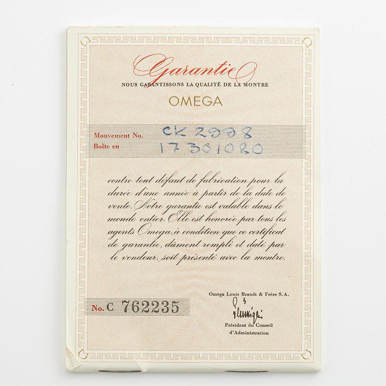 Omega, Speedmaster, "Base 1000", "Tropical Dial", "2998-1", "Naiad crown", ca 1959.