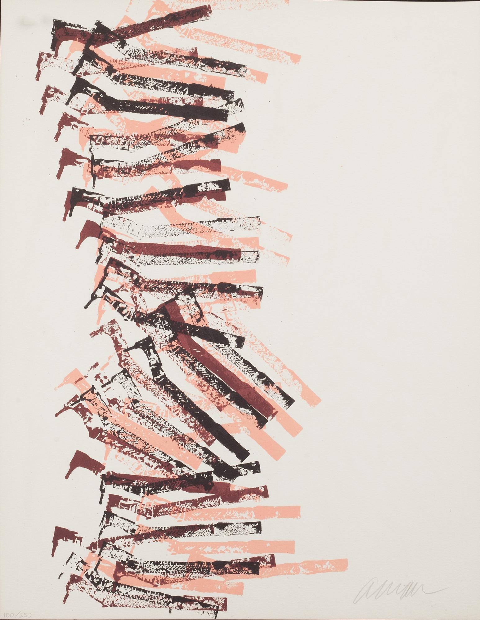 FERNANDEZ ARMAN, mapp med 5 färglitografier, signerade och numrerade 100/250.