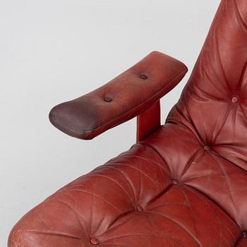 Armchair, "Dolphin", Göte Möbler, Gnosjö, second half of the 20th century.