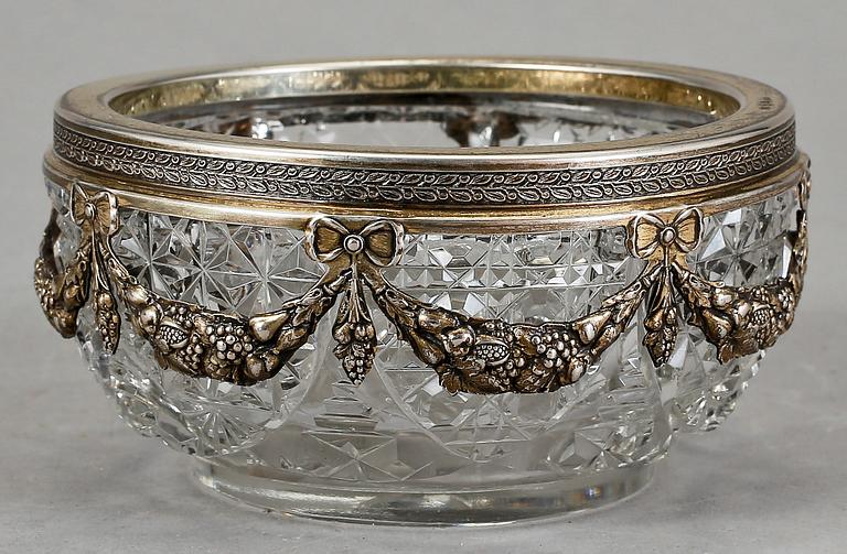 SKÅL, glas och silver, CG Hallberg, Stockholm, 1904.