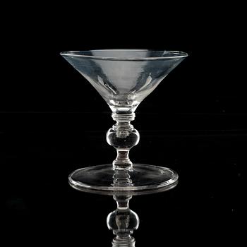 A wine glass, 18th Century, presumably Dutch.