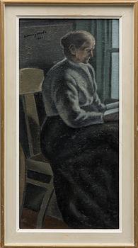 LENNU JUVELA, olja på duk, signerad och daterad 1921 även a tergo.