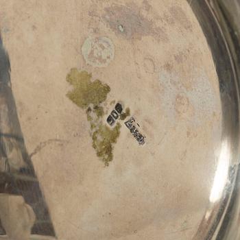 A silver jug, Middle East, mid 20th century.