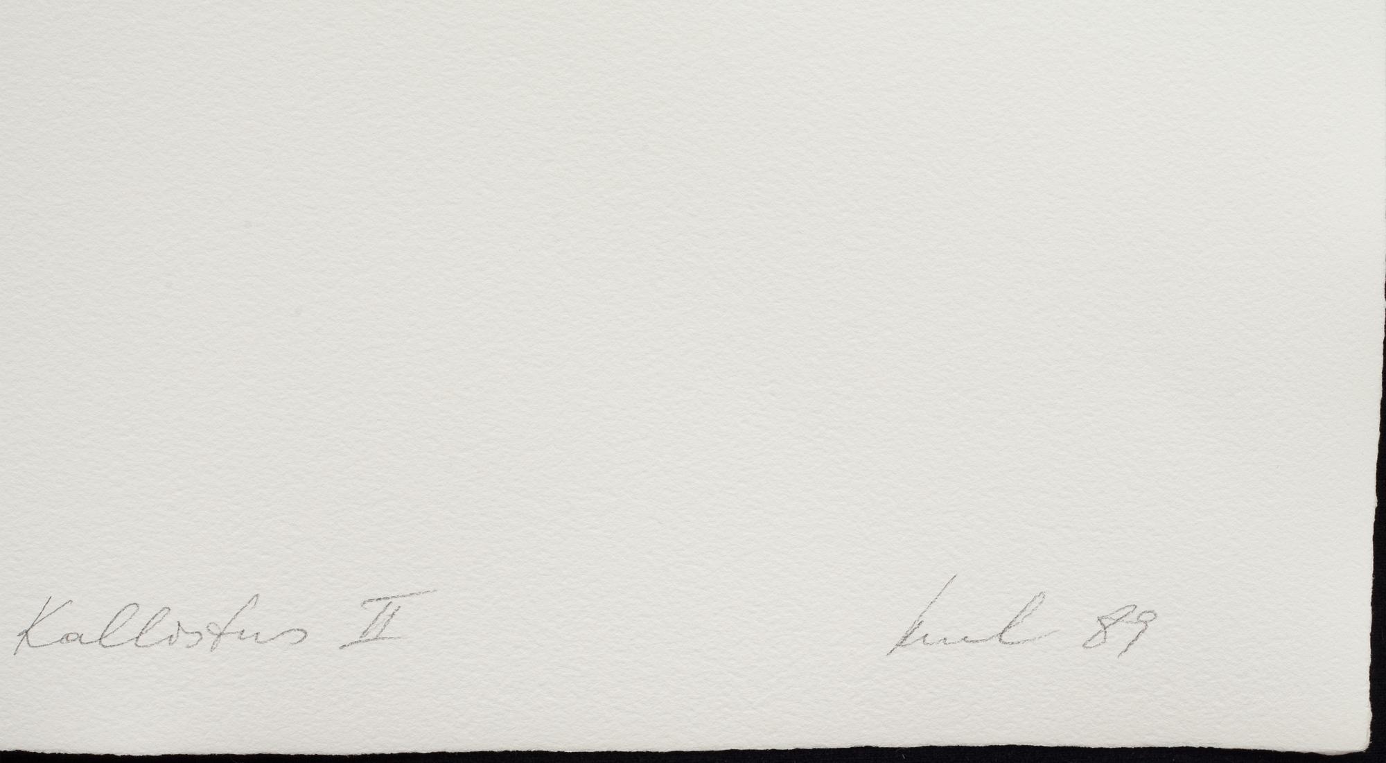 RAUL MEEL, färgserigrafi med konstnärens handavtryck direkt på pappret, signerad -89 och numrerad 22/60.