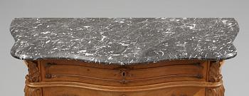 SKÅP/MEUBLE D'APPUI, rokokostil, omkr år 1900.