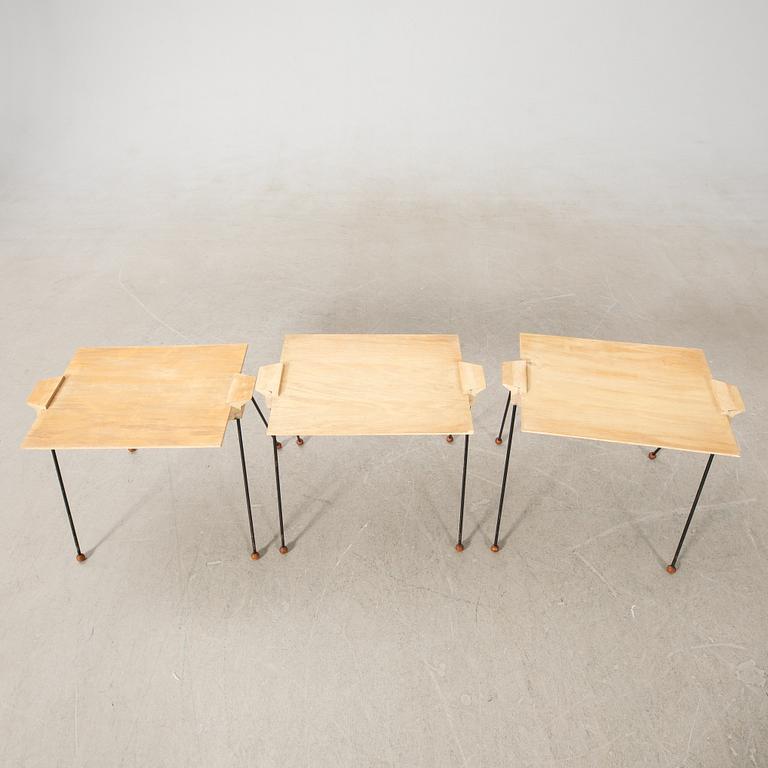 Sidobord/TV-bord 3 st 1900-talets andra hälft.