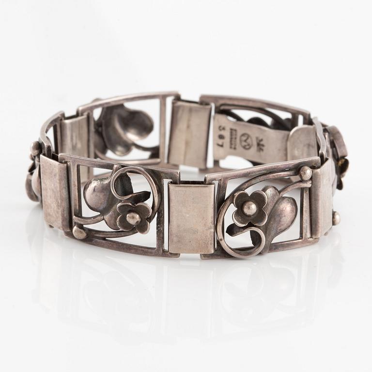 Bracelet, sterling silver, Denmark.