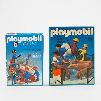 A lot of 18 Playmobil sets Germany 1980s.