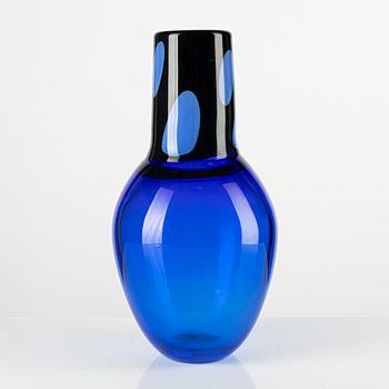 Gunnel Sahlin, a glass vase, Kosta Boda Atelier, Sweden.