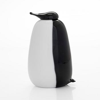 Oiva Toikka, a 'Ping' glass bird, signed O. Toikka Nuutajärvi.