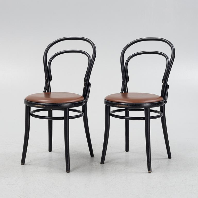 Stolar, 6 st, Modell nr "14", TON.