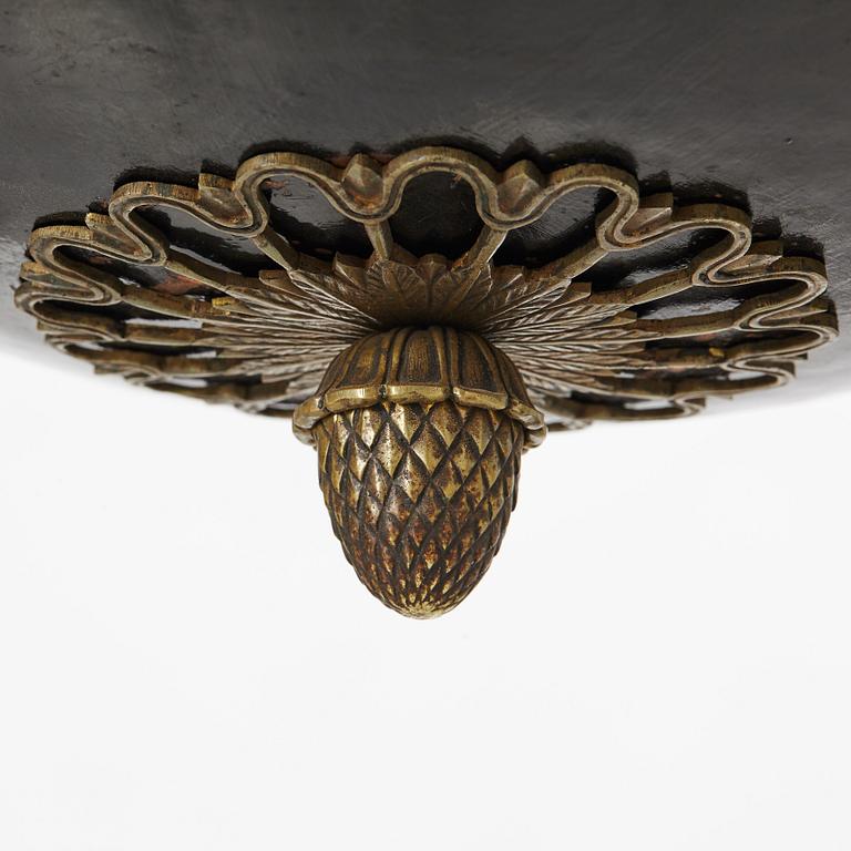 An Empire-style lamp, later part of the 19th Century.
