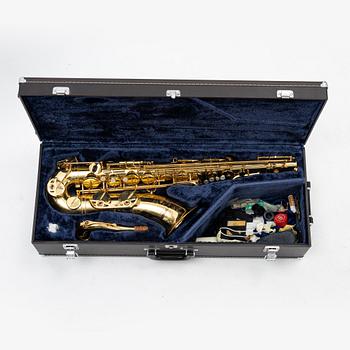 A brass 'YTS-62' saxophone, Yamaha, Japan.