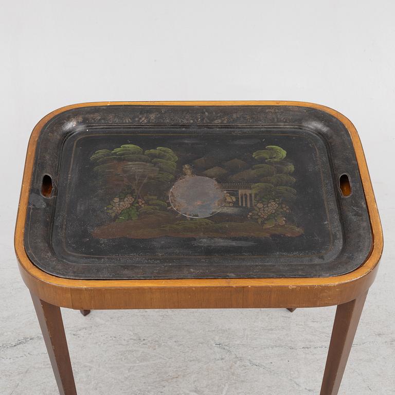 Tray table, early 20th century.