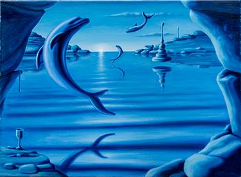 BRUNO MAXIMUS, olja på duk, signerad och daterad 2001.