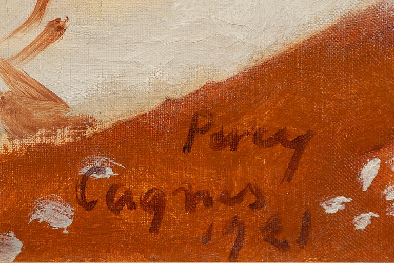 Arthur Percy, "Nature morte med äpplen".