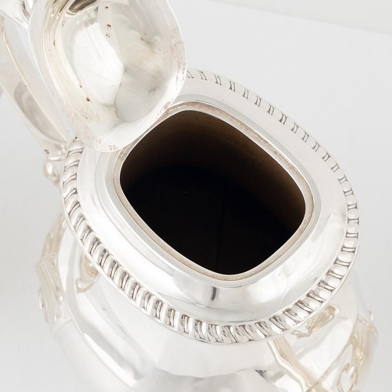 David Andersen, kaffeservis, 3 delar, sterlingsilver, Oslo, Norge, 1900-talets mitt.