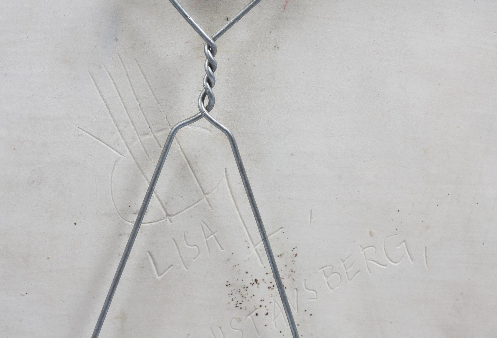 VÄGGRELIEF, stengods, Lisa Larson, Gustavsberg. Sign.