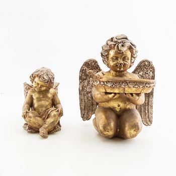 Cherubs, 2 pcs, modern production.