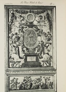 MAPPAR, 10 vol, J.VACQUIER, Les Vieux Hotels de Paris. Decorations Exterieures et Interieures.
