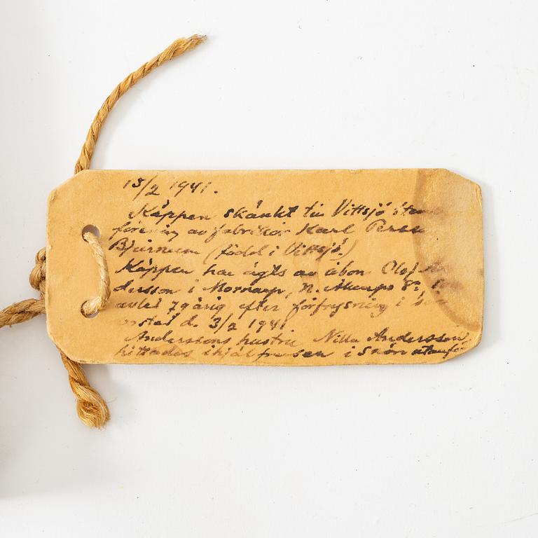Käpp, Sverige, daterad 1740 och 1756.