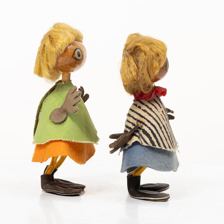 Atelier Fauni, figurines, 2 pcs, "Mymlan", Finland.