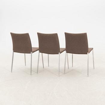 Roberto Berberini, chairs 8 pcs "Lia Chair", Zanotta Italy second half of the 20th century.