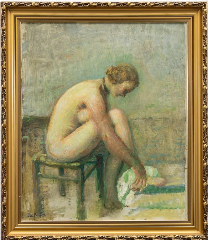 Julius Paulsen, Morning toilet.