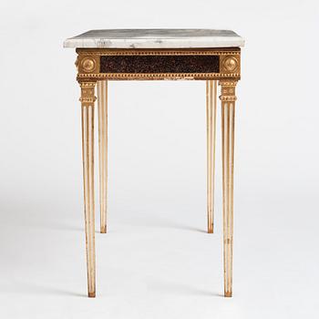 Konsolbord, Stockholmsarbete, 1700-talets slut, Sengustavianskt.