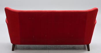 SOFFA samt FÅTÖLJ, 1900-tal.