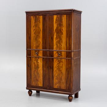 Carl Malmsten, a mahogany veneered cabinet, designed 1941.