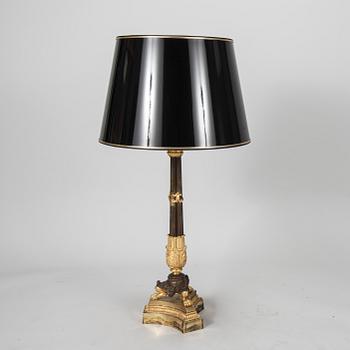 BORDSLAMPA, empire 1800-talets början.