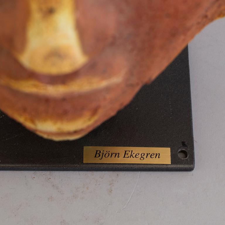 BJÖRN EKEGREN, skulptur, "Amaterasu", Studioglas Strömbergshyttan, unik.