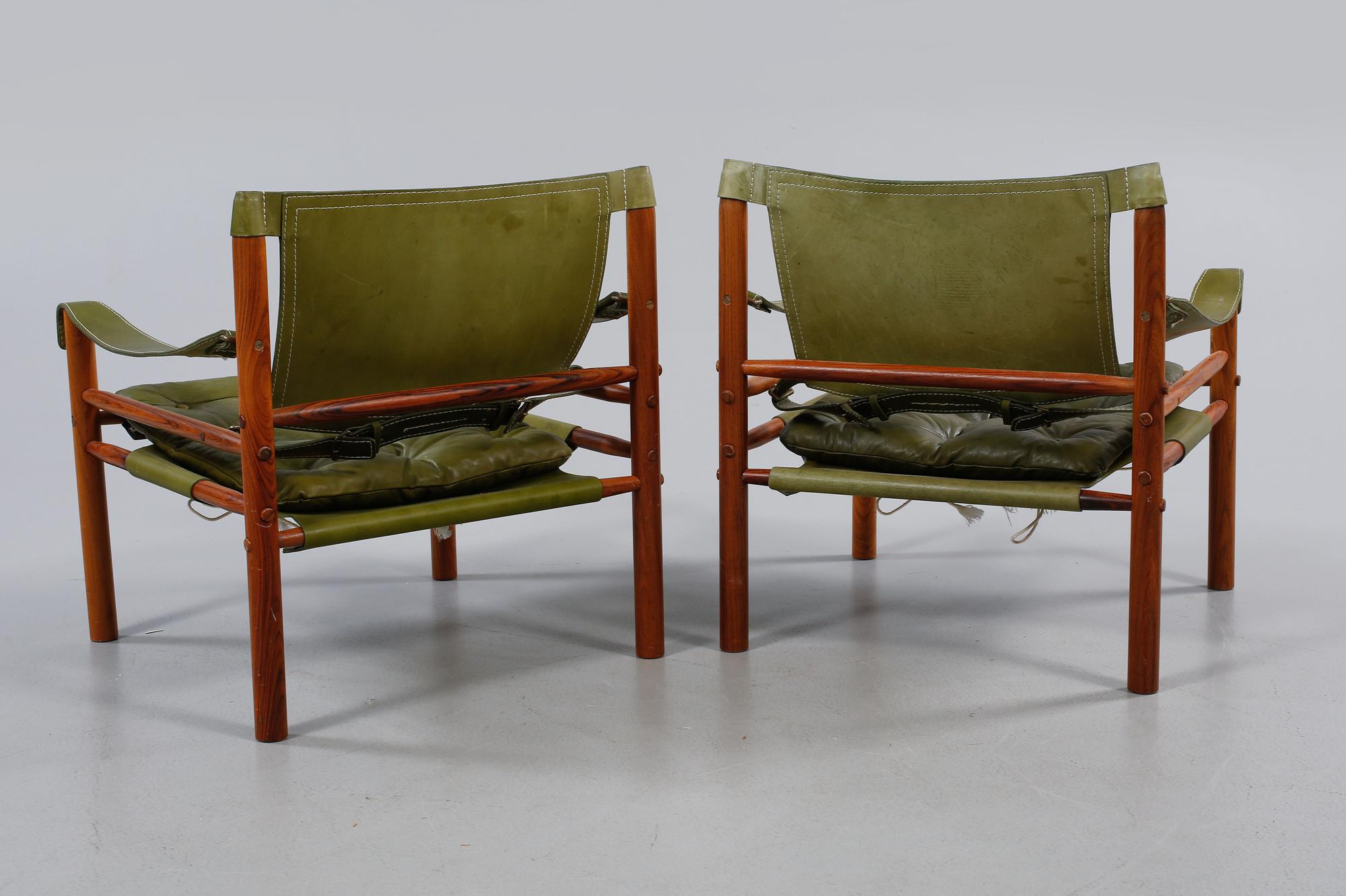 KARMSTOLAR, ett par, "Sirocco", Arne Norell, Norell Möbel AB, 1960/1970-tal.