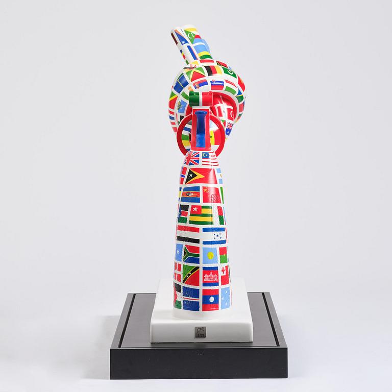 Carl Fredrik Reuterswärd, "One World for Non-Violence".