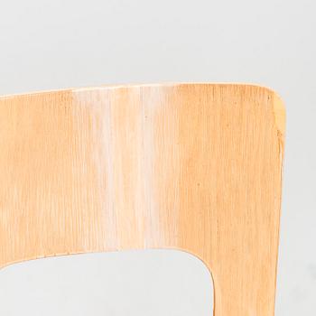 Alvar Aalto, tuoleja, 2 kpl, malli 66, O.Y. Huonekalu- ja Rakennustyötehdas A.B, 1957.