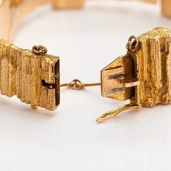 Björn Weckström, A 14K gold bracelet "Mystica". Lapponia 1981.