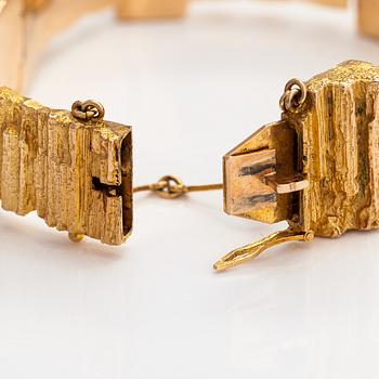 Björn Weckström, A 14K gold bracelet "Mystica". Lapponia 1981.