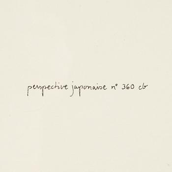 Oscar Reutersvärd, indian ink on paper, signed.