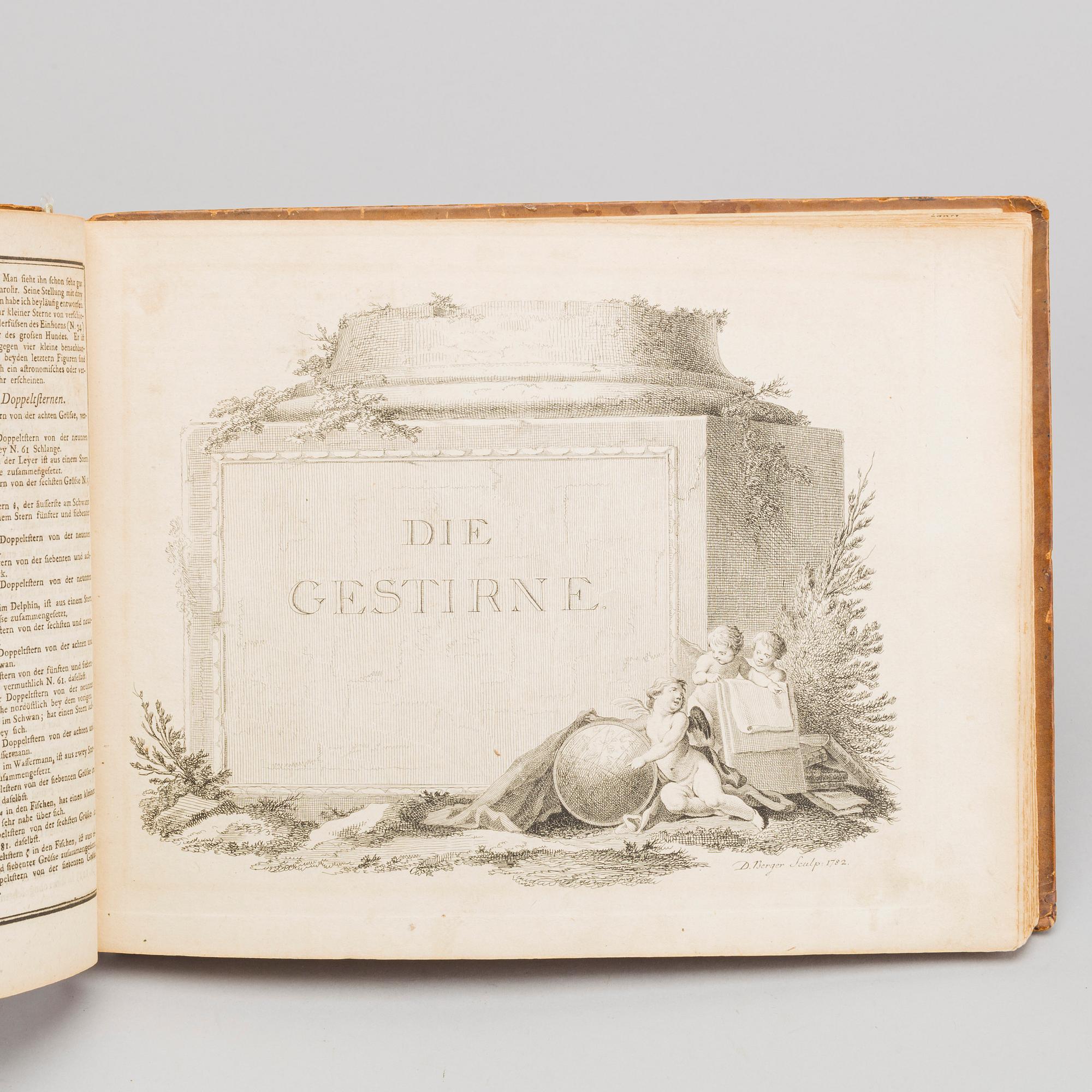 JOHANN ELERT BODE Vorstellung der Gestirne auf XXXIV Kupfertafeln..Berlin and Stralsund: Gottlieb Augsut Lange,1782.1805.