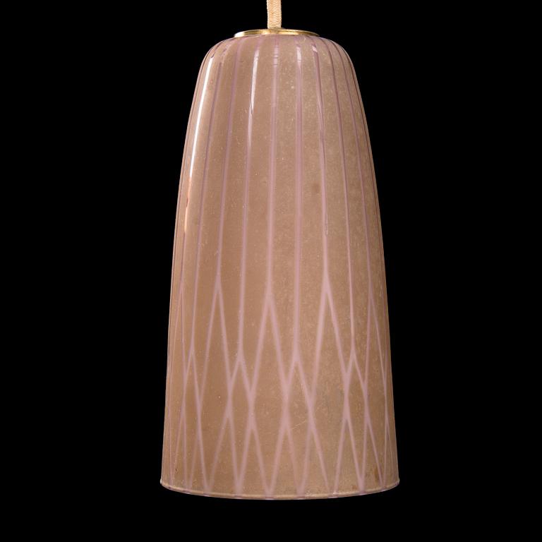 PENDANT LAMP, model 66-018/3, Orno, the mid-20th century.